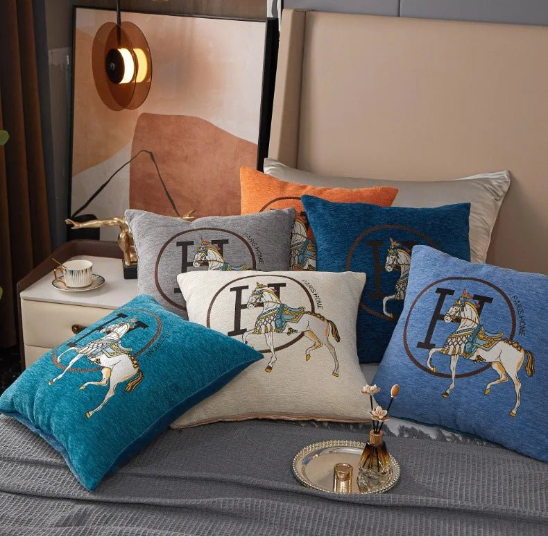 Luxury Cable Knit Print Pillow Cover - Pillow Bay
