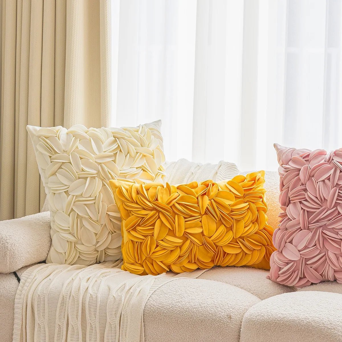 Luxury Floral Embroidery Velvet Pillow Cover - Pillow Bay