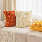 Luxury Floral Embroidery Velvet Pillow Cover - Pillow Bay