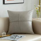 Luxury Leather Waterproof Pillow Cover - Pillow Bay