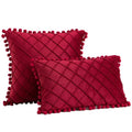 Luxury Red Christmas Pillow Cover - Pillow Bay