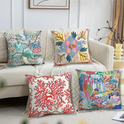 Marine Life Coral Starfish Pillow Cover - Pillow Bay – image 2