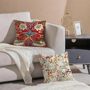Morris Floral Plush Pillow Cover - Pillow Bay – image 1