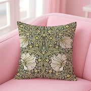 Morris Floral Plush Pillow Cover - Pillow Bay – image 4