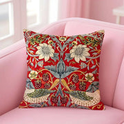 Morris Floral Plush Pillow Cover - Pillow Bay – image 8