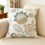 Nordic Floral Embroidered Pillow Cover - Pillow Bay – image 19
