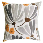 Nordic Floral Embroidered Pillow Cover - Pillow Bay – image 21