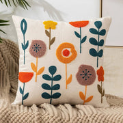 Nordic Floral Embroidered Pillow Cover - Pillow Bay – image 24