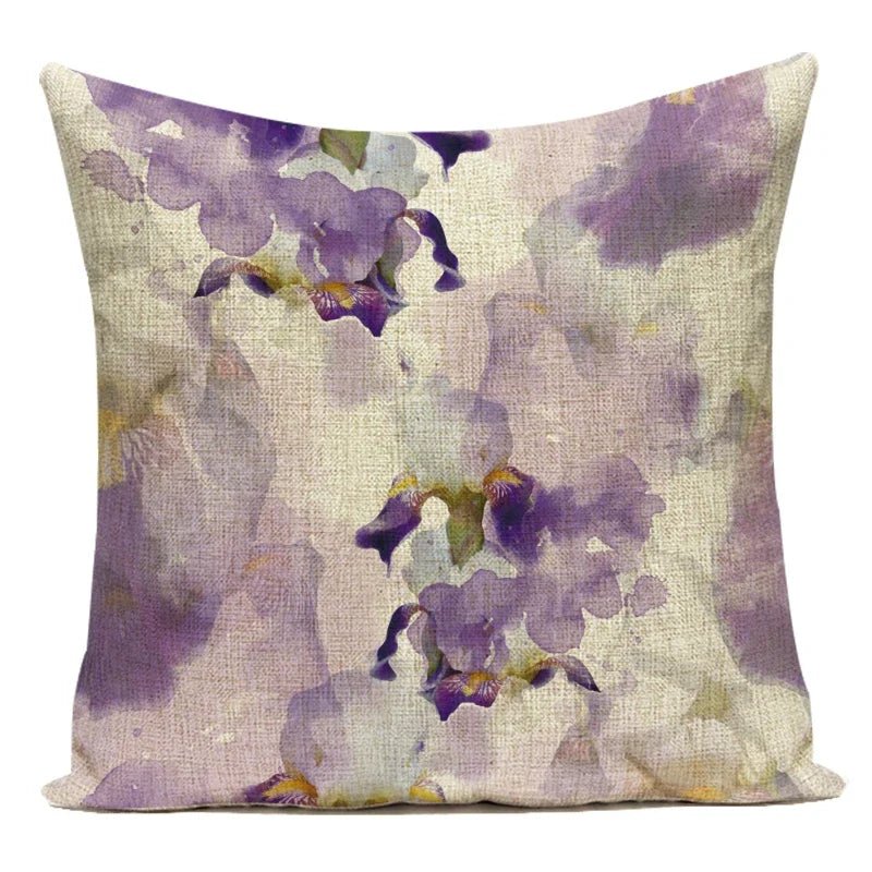 Nordic Floral Plants Pillow Cover - Pillow Bay