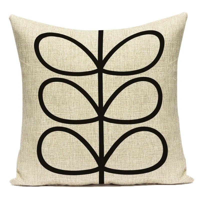 Nordic Geometric Stripe Pillow Cover - Pillow Bay