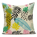 Nordic Green Plants Pillow Cover - Pillow Bay