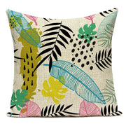Nordic Green Plants Pillow Cover - Pillow Bay – image 1