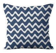 Nordic Navy Geometric Pillow Cover - Pillow Bay – image 2