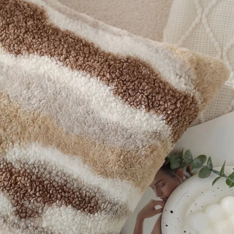Nordic Plush Irregular Pillow Cover - Pillow Bay
