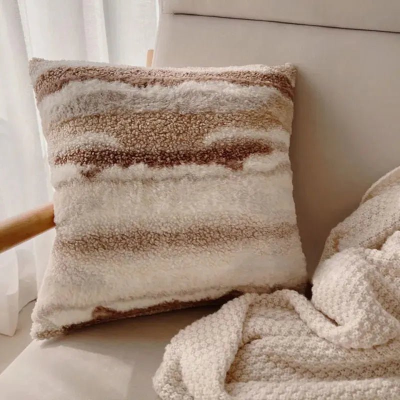 Nordic Plush Irregular Pillow Cover - Pillow Bay