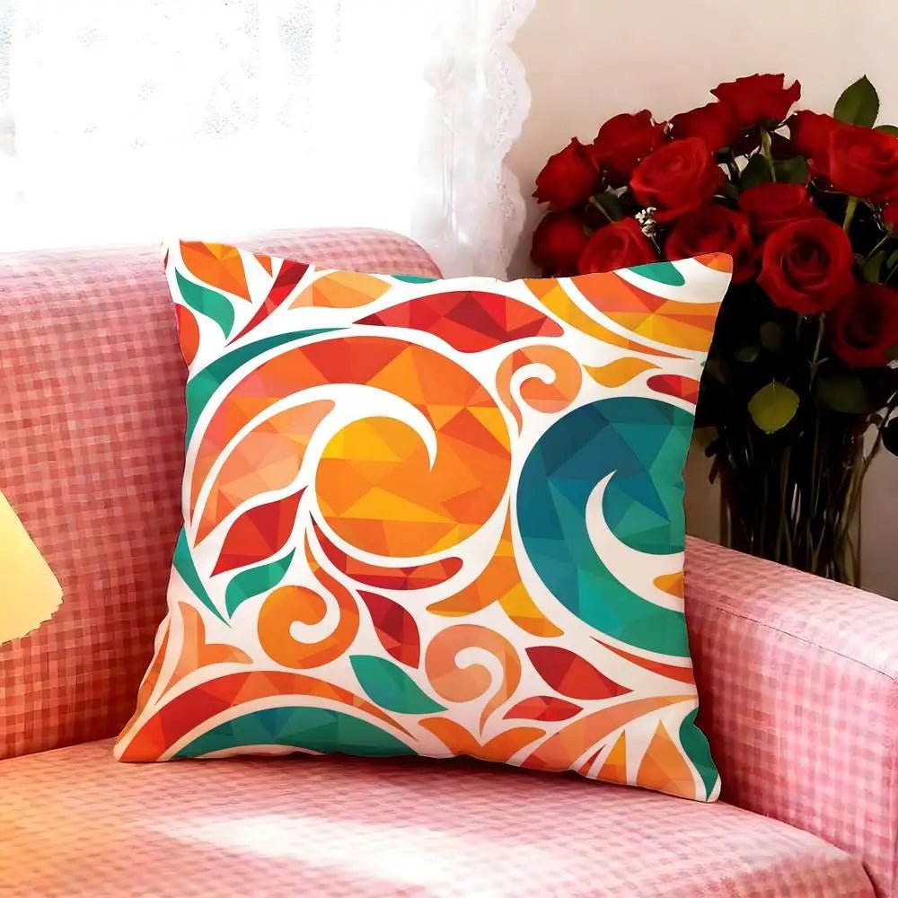 Ornate Scroll Pillow Cover - Pillow Bay