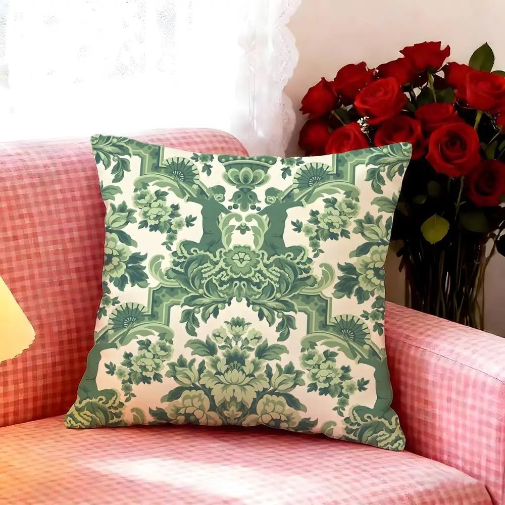 Ornate Scroll Pillow Cover - Pillow Bay