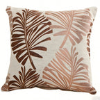 Palm Tree Linen Throw Pillow Cover - Pillow Bay