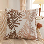 Palm Tree Linen Throw Pillow Cover - Pillow Bay