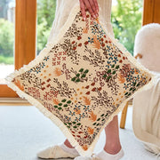 Pastoral Floral Jacquard Pillow Cover - Pillow Bay – image 6