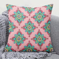 Pink Mandala Decorative Pillow Cover - Pillow Bay