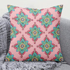 Pink Mandala Decorative Pillow Cover - Pillow Bay