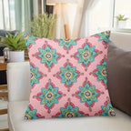 Pink Mandala Decorative Pillow Cover - Pillow Bay