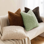 Plush Lamb Fleece Teddy Pillow Cover - Pillow Bay