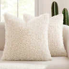 Plush Lamb Fleece Teddy Pillow Cover - Pillow Bay