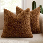 Plush Lamb Fleece Teddy Pillow Cover - Pillow Bay