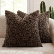 Plush Lamb Fleece Teddy Pillow Cover - Pillow Bay – image 26