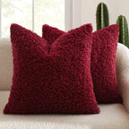 Plush Lamb Fleece Teddy Pillow Cover - Pillow Bay