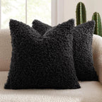 Plush Lamb Fleece Teddy Pillow Cover - Pillow Bay