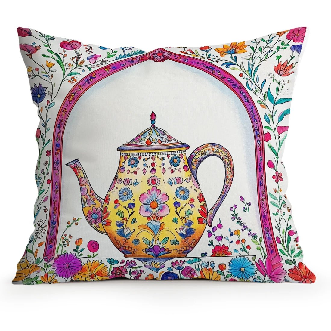 Printed Polyester Pillow Cover - Pillow Bay