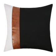 PU Leather Patchwork Pillow Cover - Pillow Bay – image 6
