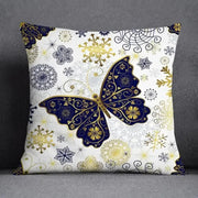 Purple Butterfly Floral Pillow Cover - Pillow Bay – image 3