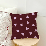 Purple Geometric Striped Pillow Cover - Pillow Bay – image 2