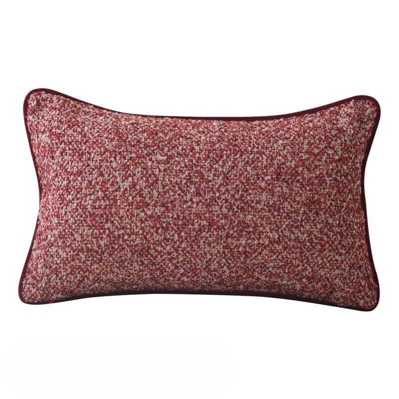 Red Burgundy Velvet Pillow Cover - Pillow Bay
