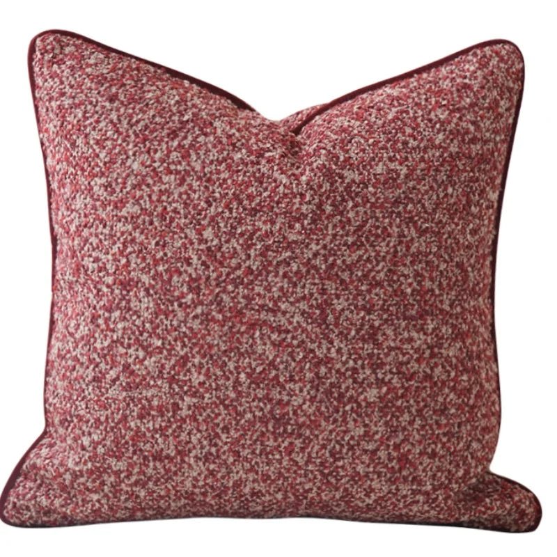 Red Burgundy Velvet Pillow Cover - Pillow Bay