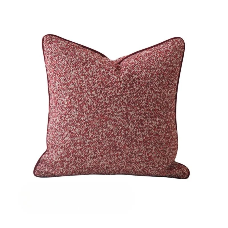 Red Burgundy Velvet Pillow Cover - Pillow Bay