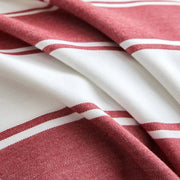 Red Striped Tassel Pillow Cover - Pillow Bay – image 3