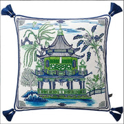 Retro Chinese Velvet Pillow Cover - Pillow Bay – image 1