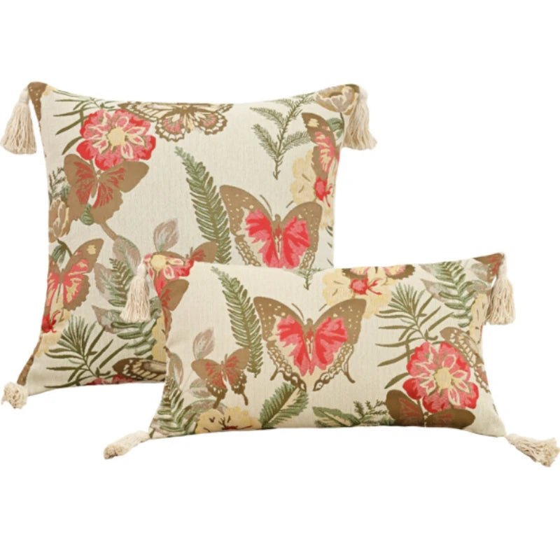 Retro Floral Waist Cushion Cover - Pillow Bay