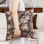 Retro Floral Wool Blend Pillow - Pillow Bay