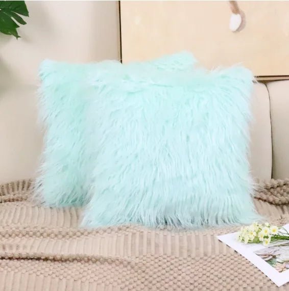 Soft Fur Shaggy Pillow Cover - Pillow Bay