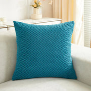 Solid Color Zipper Pillow Cover - Pillow Bay – image 4