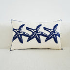 Starfish Embroidered Pillow Cover - Pillow Bay