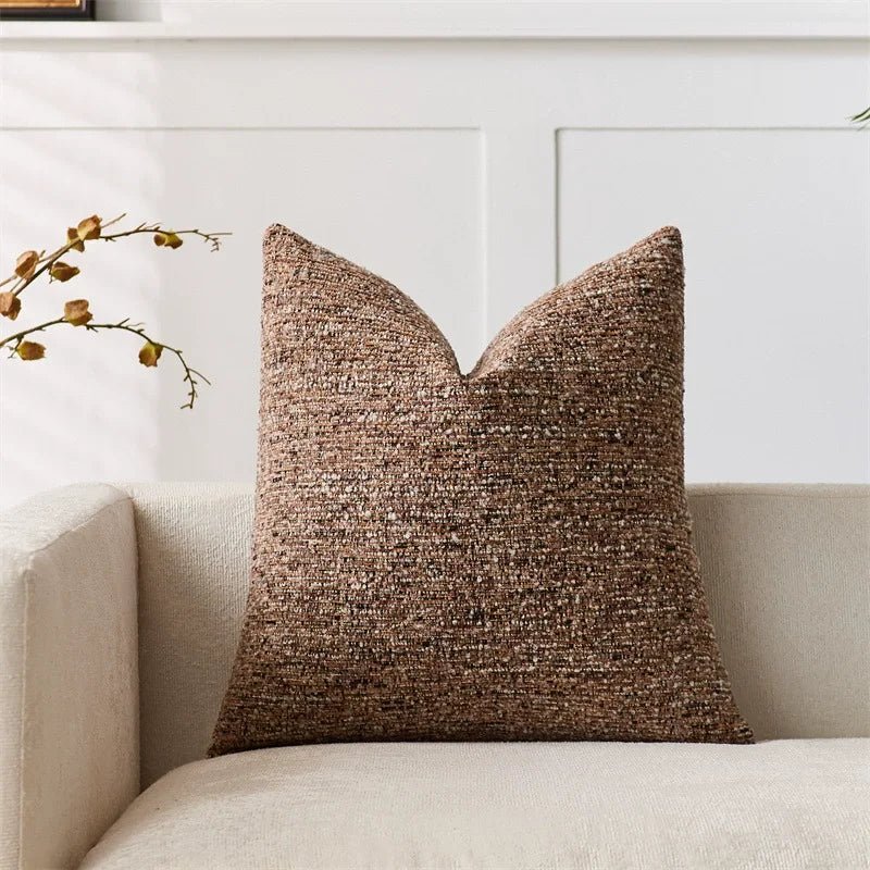 Striped Boucle Throw Pillow Covers - Pillow Bay