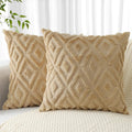 Velvet Solid Throw Pillow Covers - Pillow Bay