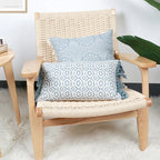 Vintage Blue Green Tassel Pillow Cover - Pillow Bay